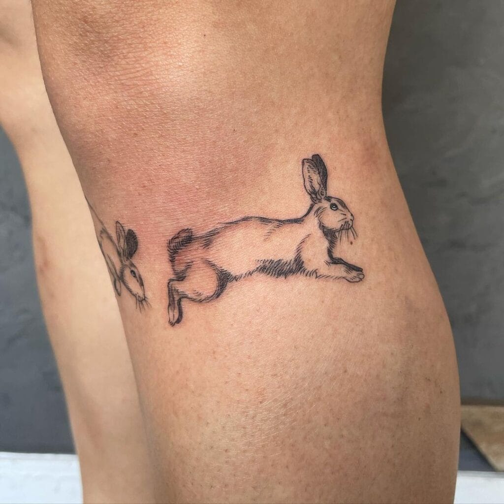 Mini Rabbit Tattoo