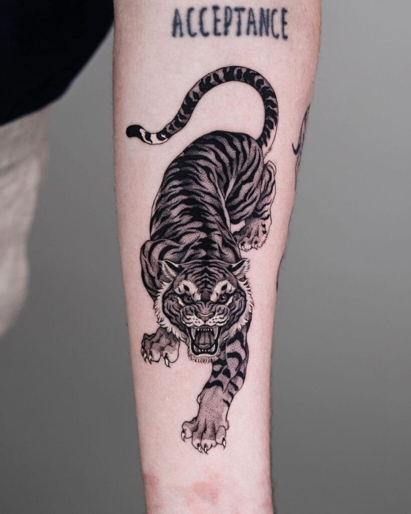 Over 20 Dazzling Tiger Tattoo Design Ideas - WomenSew