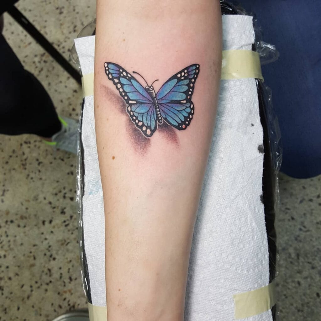 3D Butterfly Tattoo