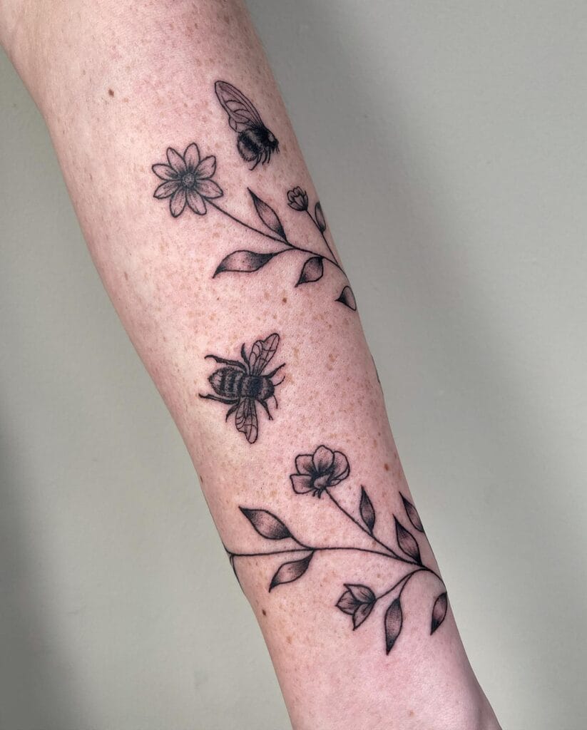 Wraparound Arm Tattoo