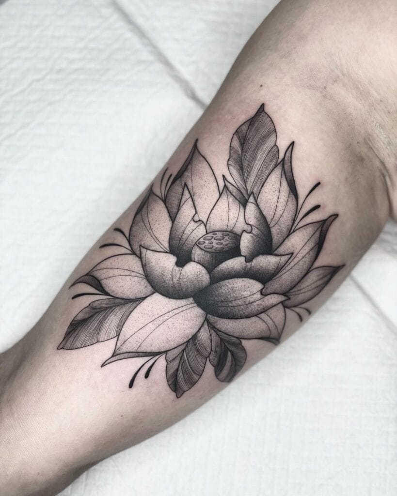 Lotus Flower Tattoo 