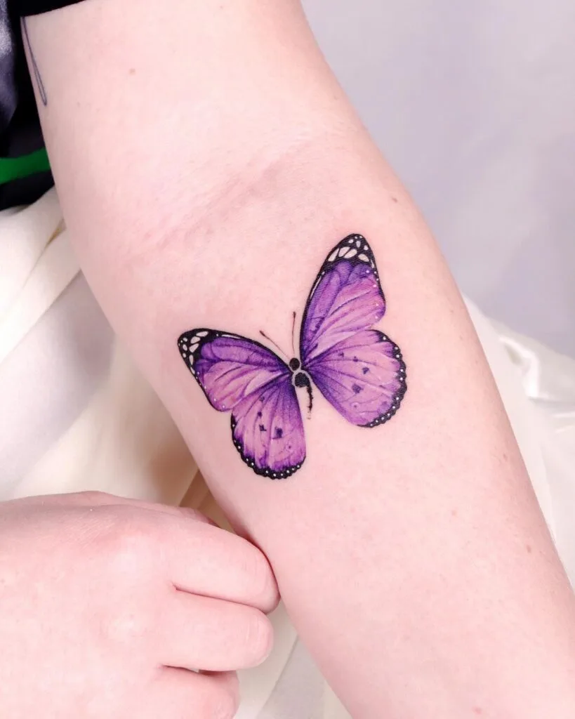 Butterfly Tattoo on Hand