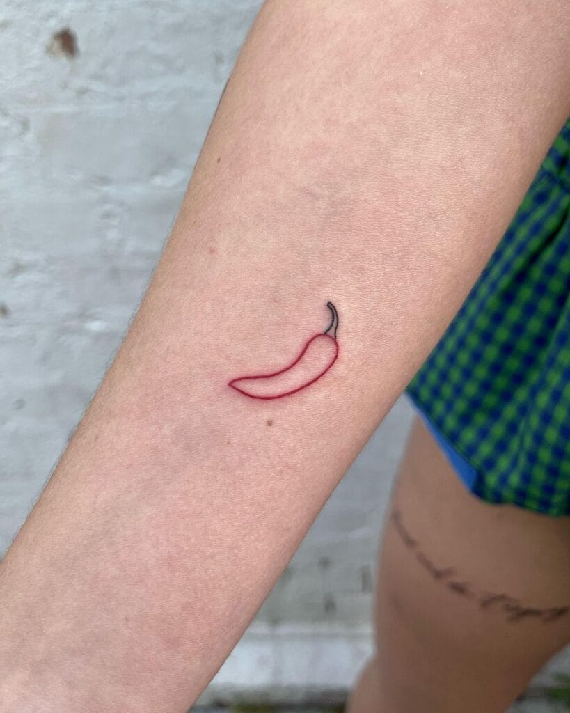 Mini Red Tattoo