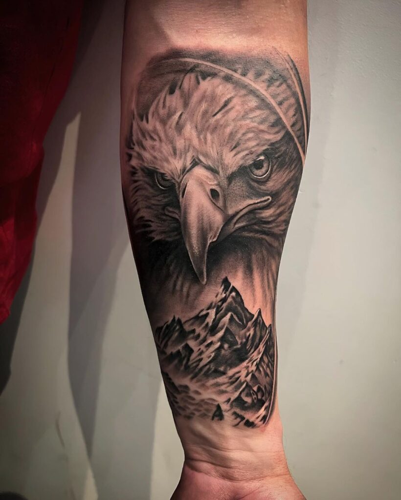 Eagle Tattoo on Hand