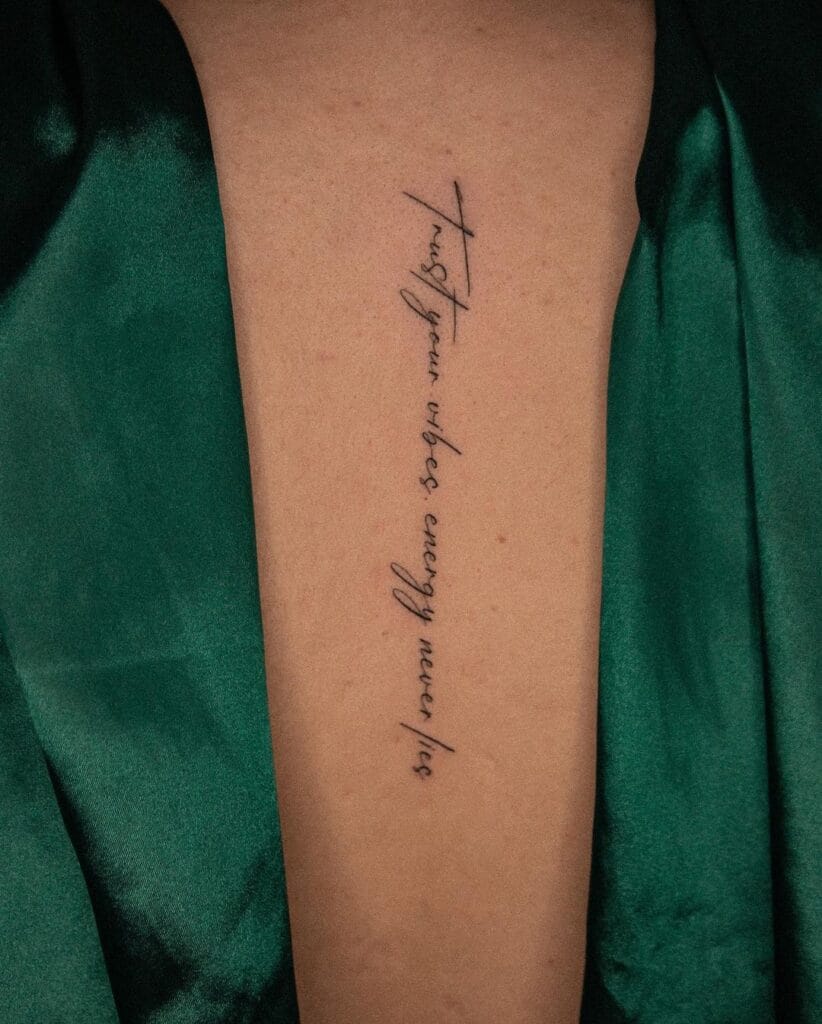 Script Tattoo