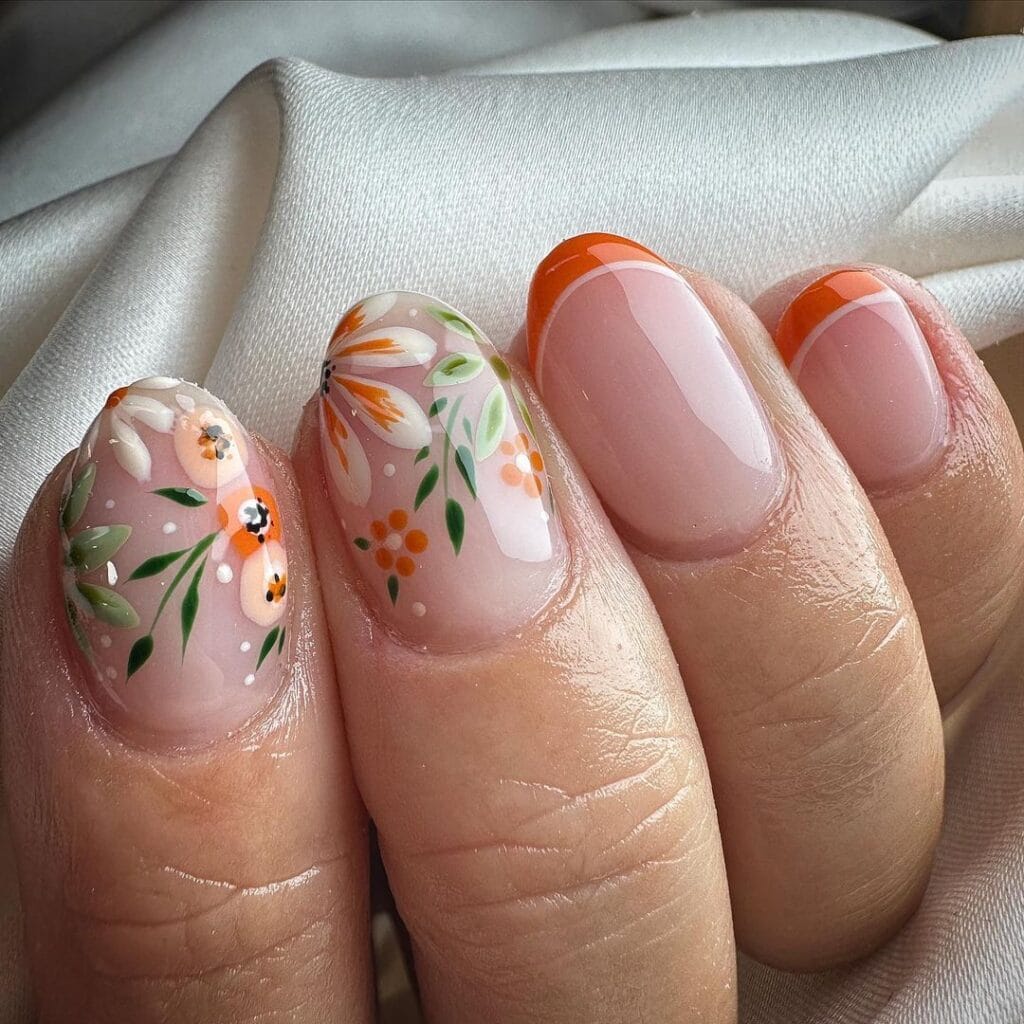 Floral Nail