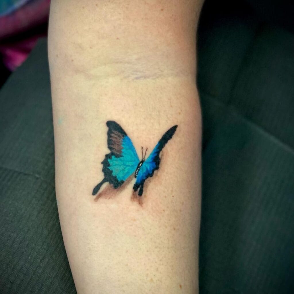 3D Butterfly Tattoo