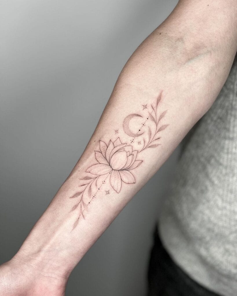 Lotus Flower Tattoo 