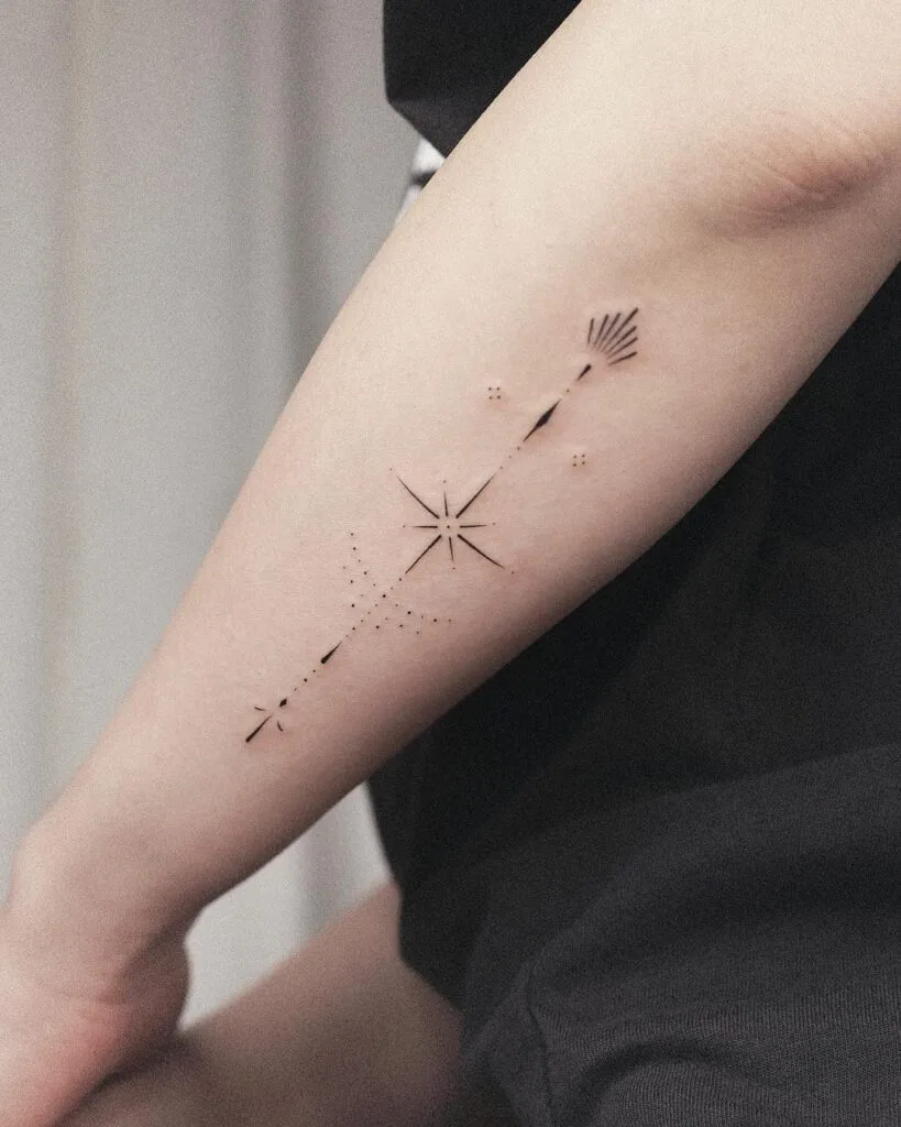 Mini Star Tattoo
