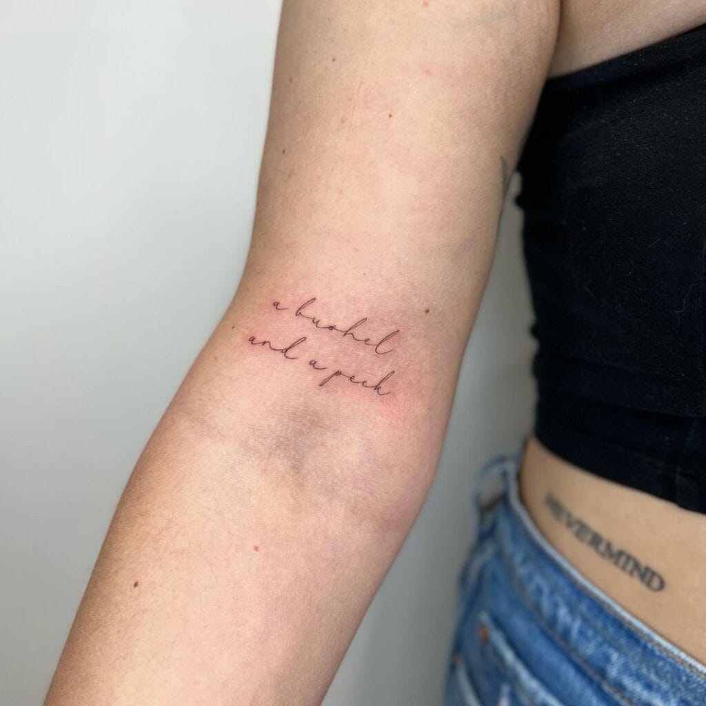 Script Tattoo