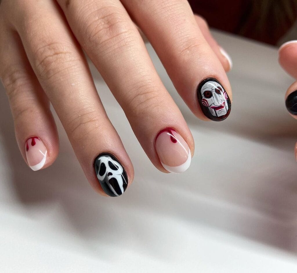 Blood Drip Nails