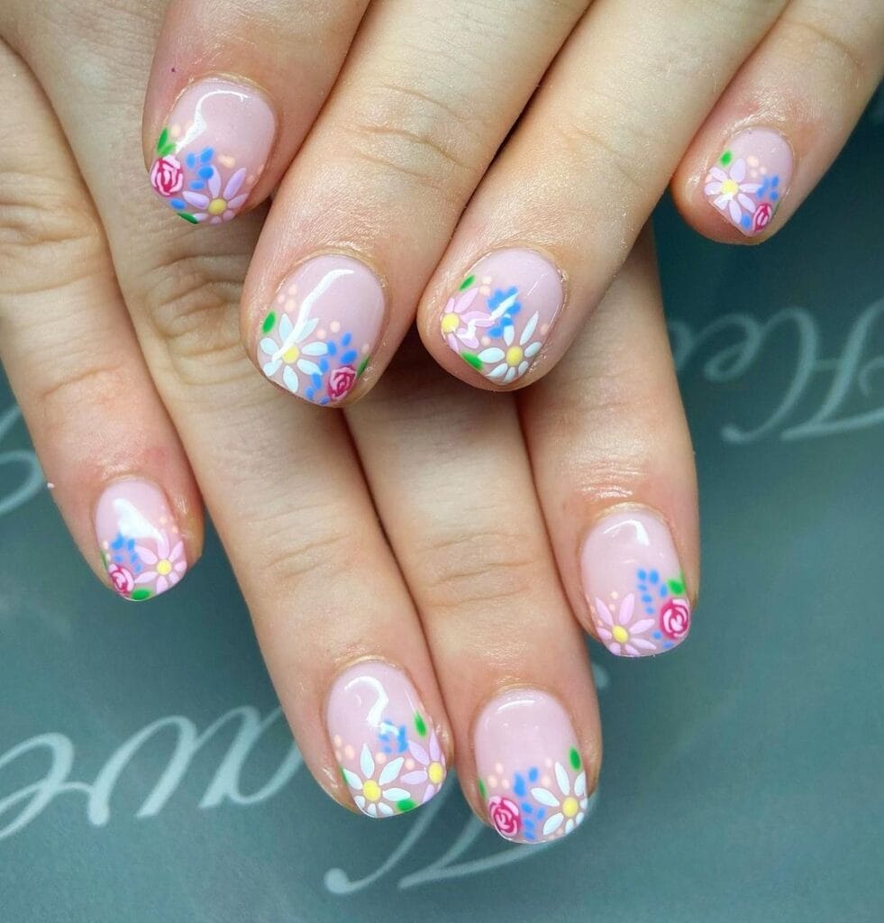 Floral Nail