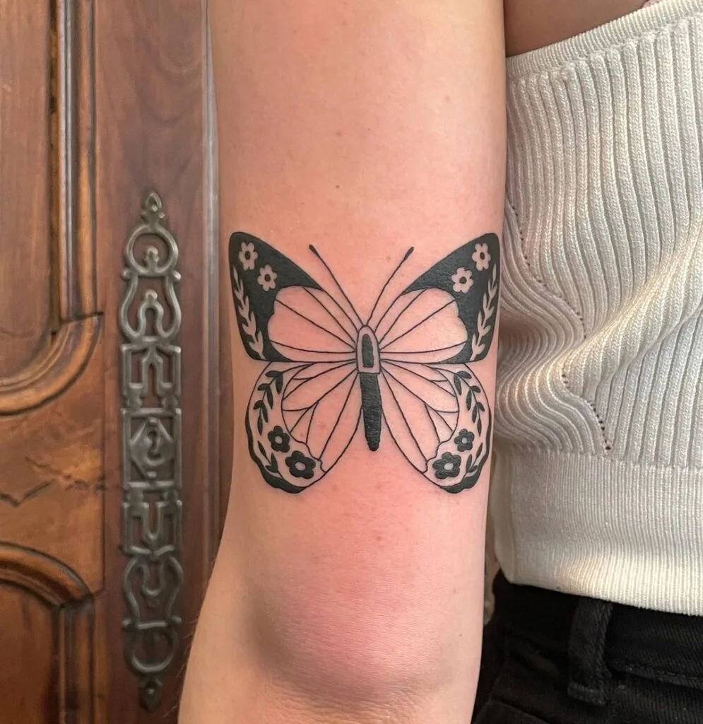 Butterfly Tattoo on Hand