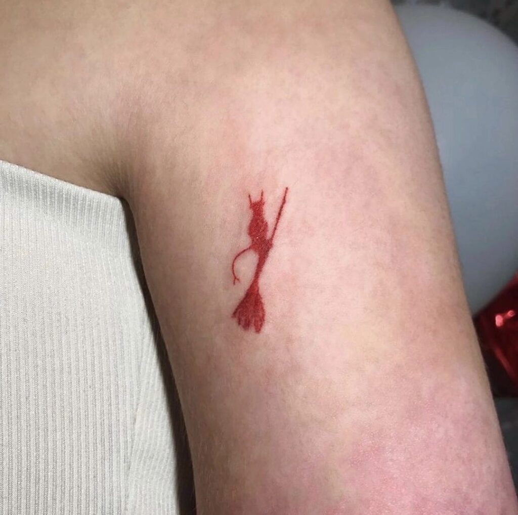 Mini Red Tattoo