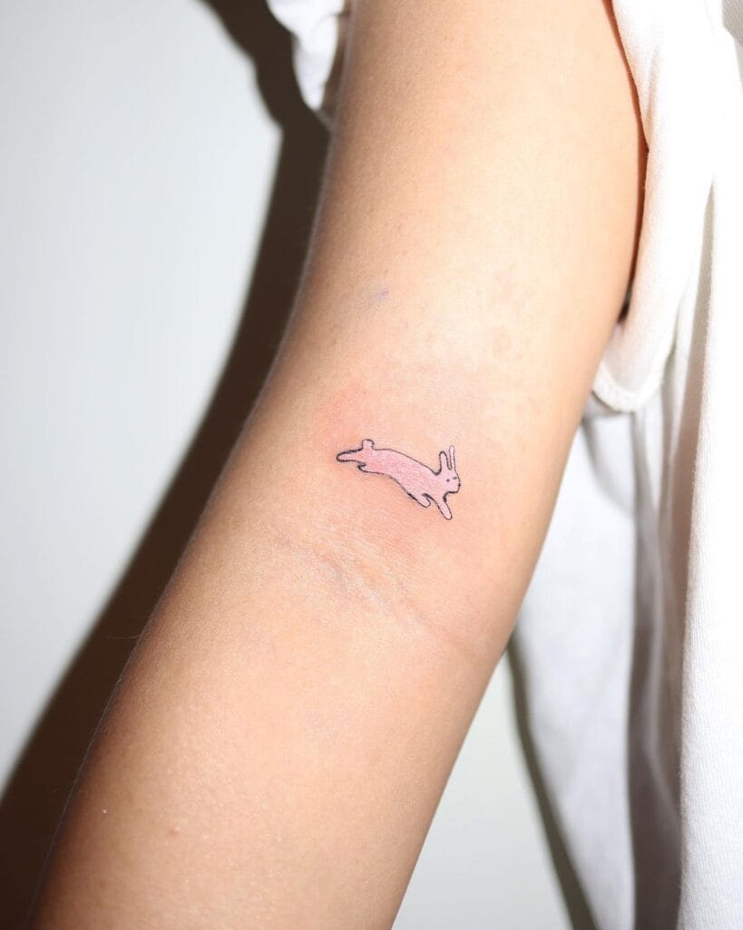 Mini Rabbit Tattoo