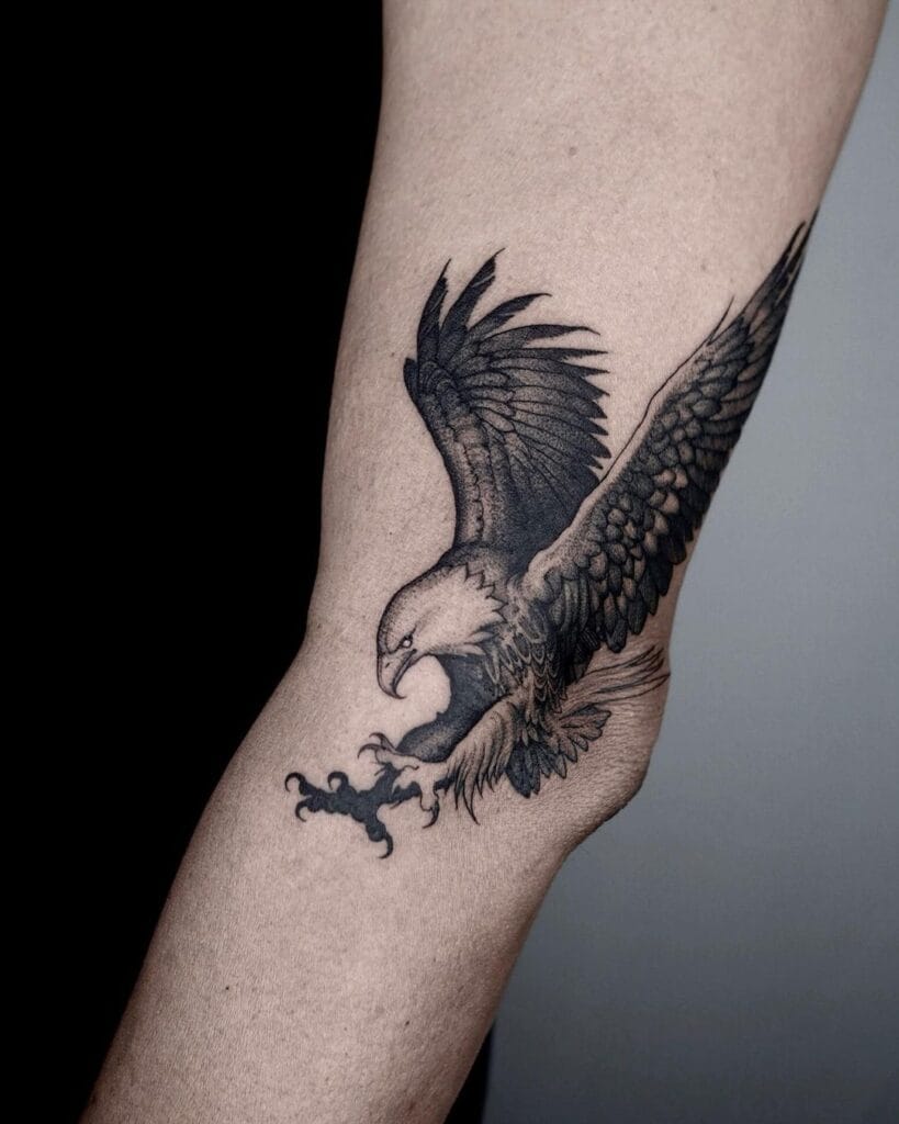 Eagle Tattoo on Hand