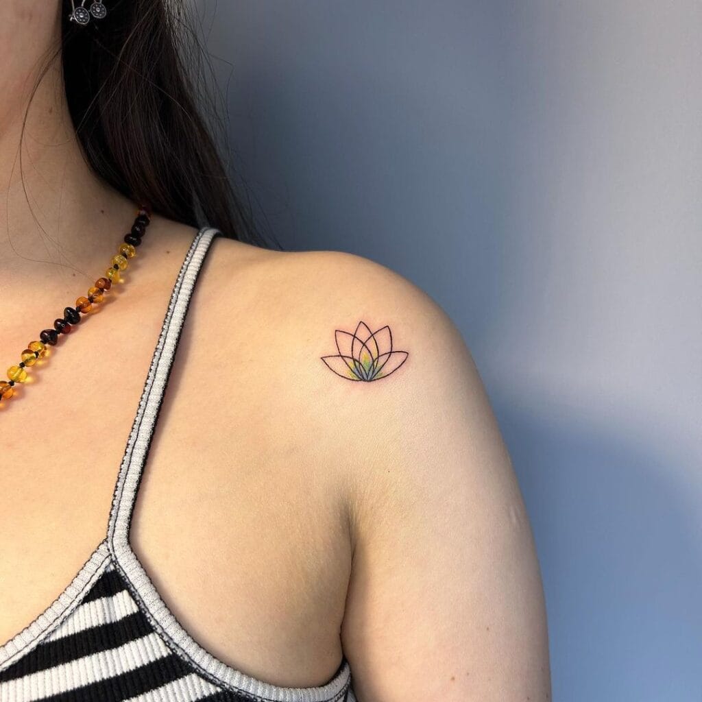 Lotus Flower Tattoo 