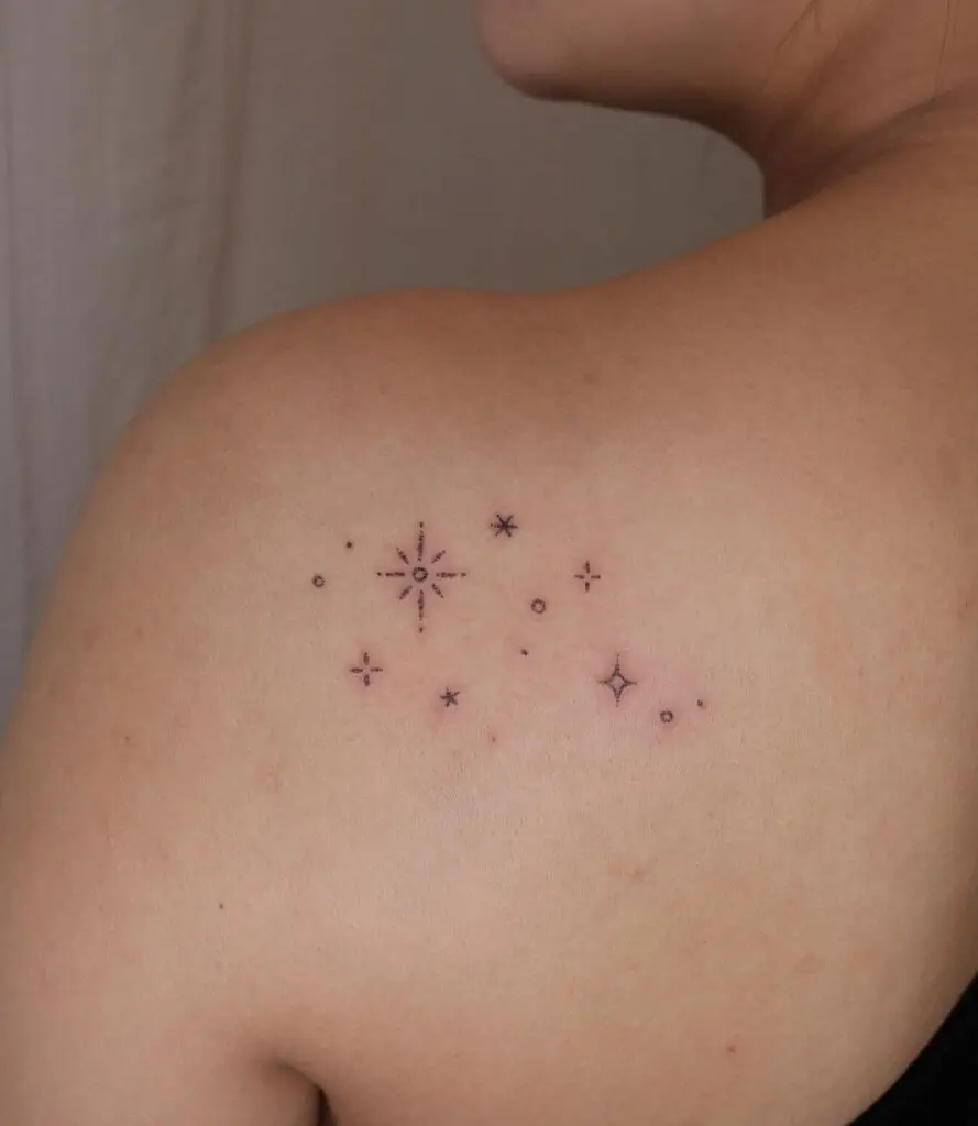 Mini Star Tattoo 