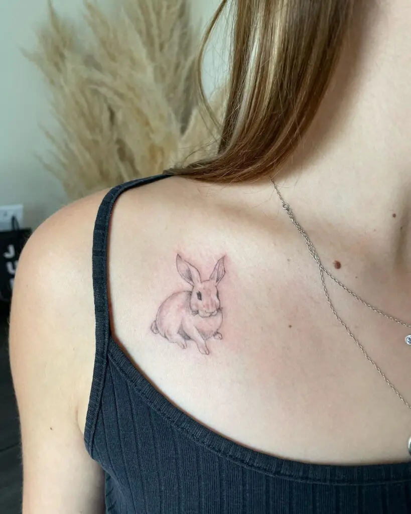 Mini Rabbit Tattoo