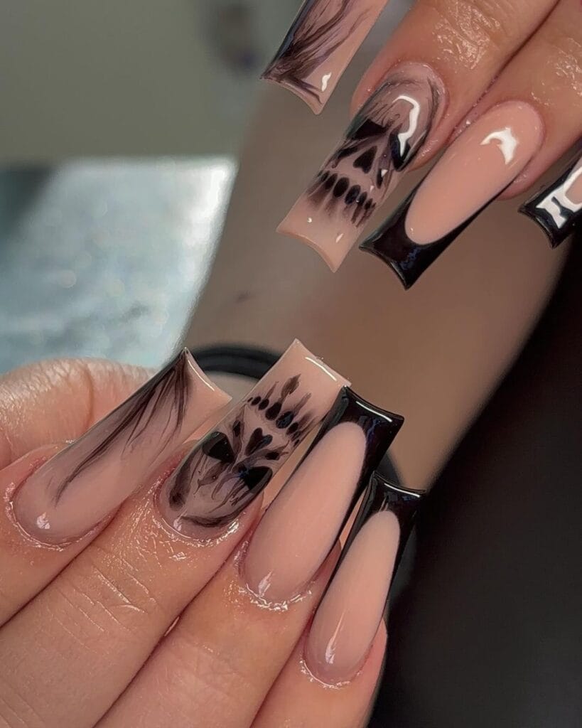 Skull Nail Designs