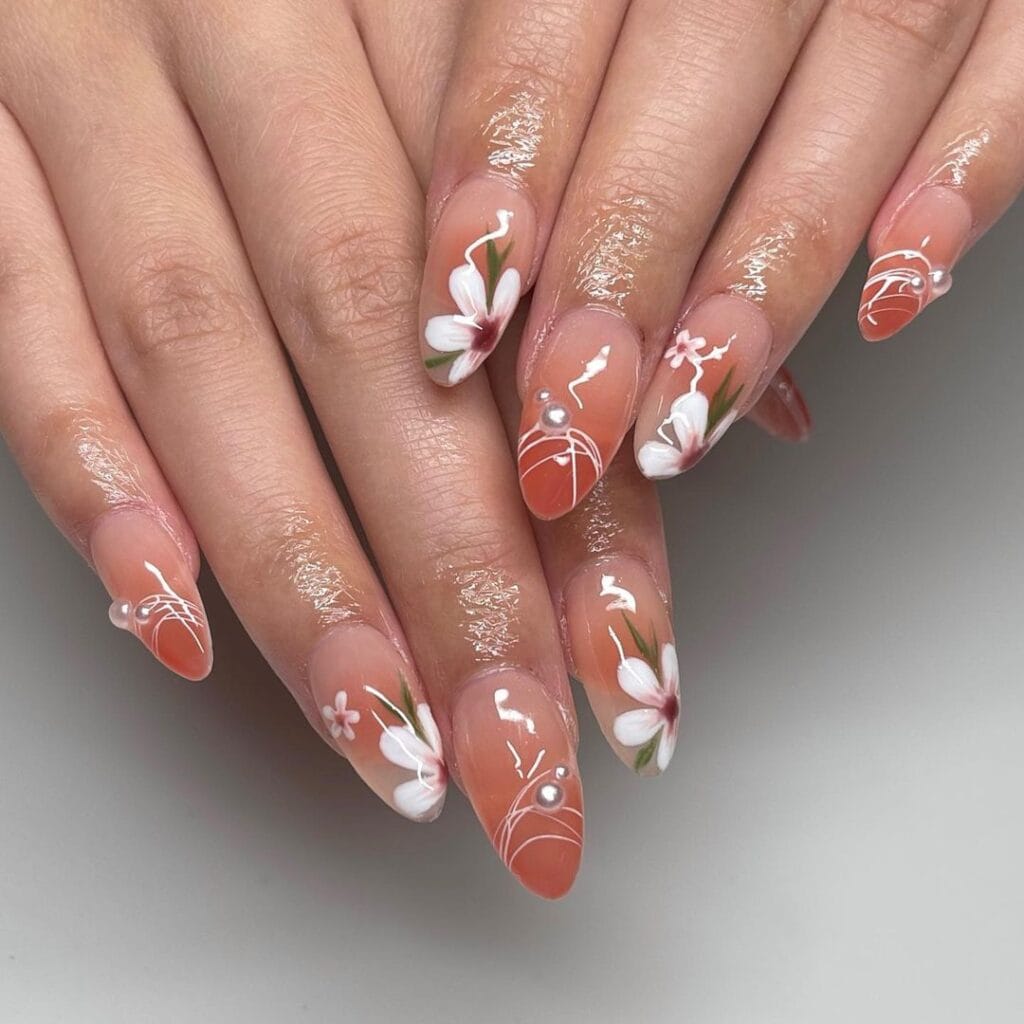 Floral Nail