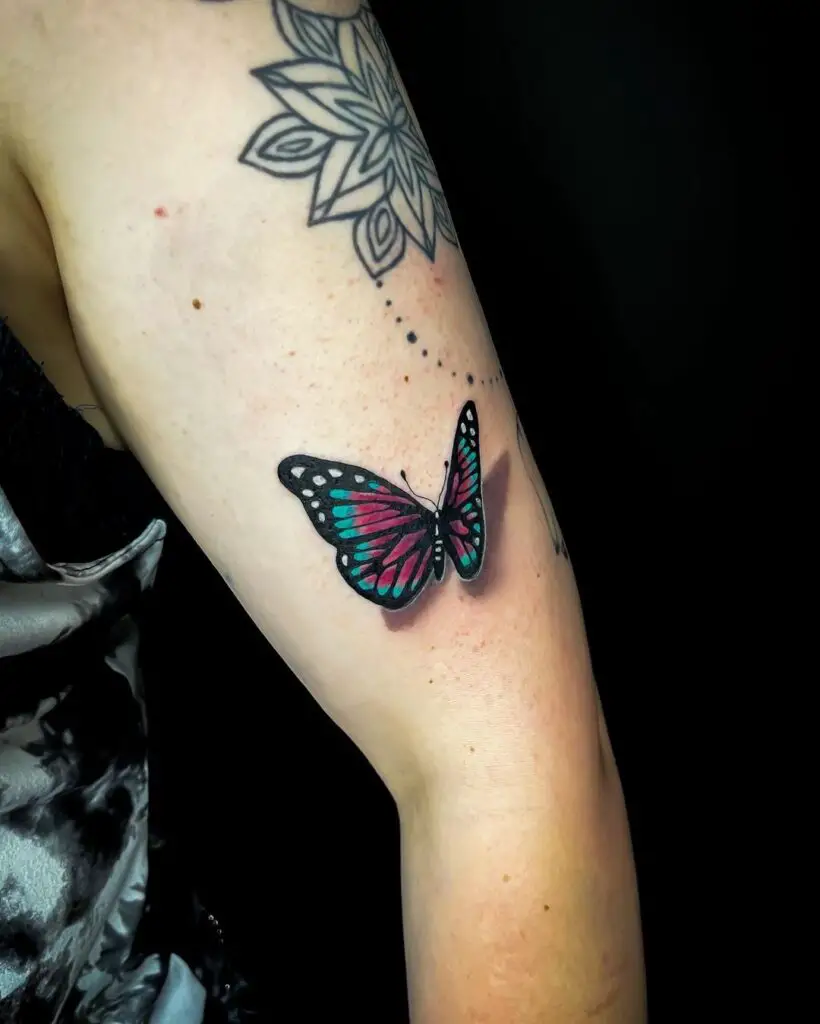 3D Butterfly Tattoo