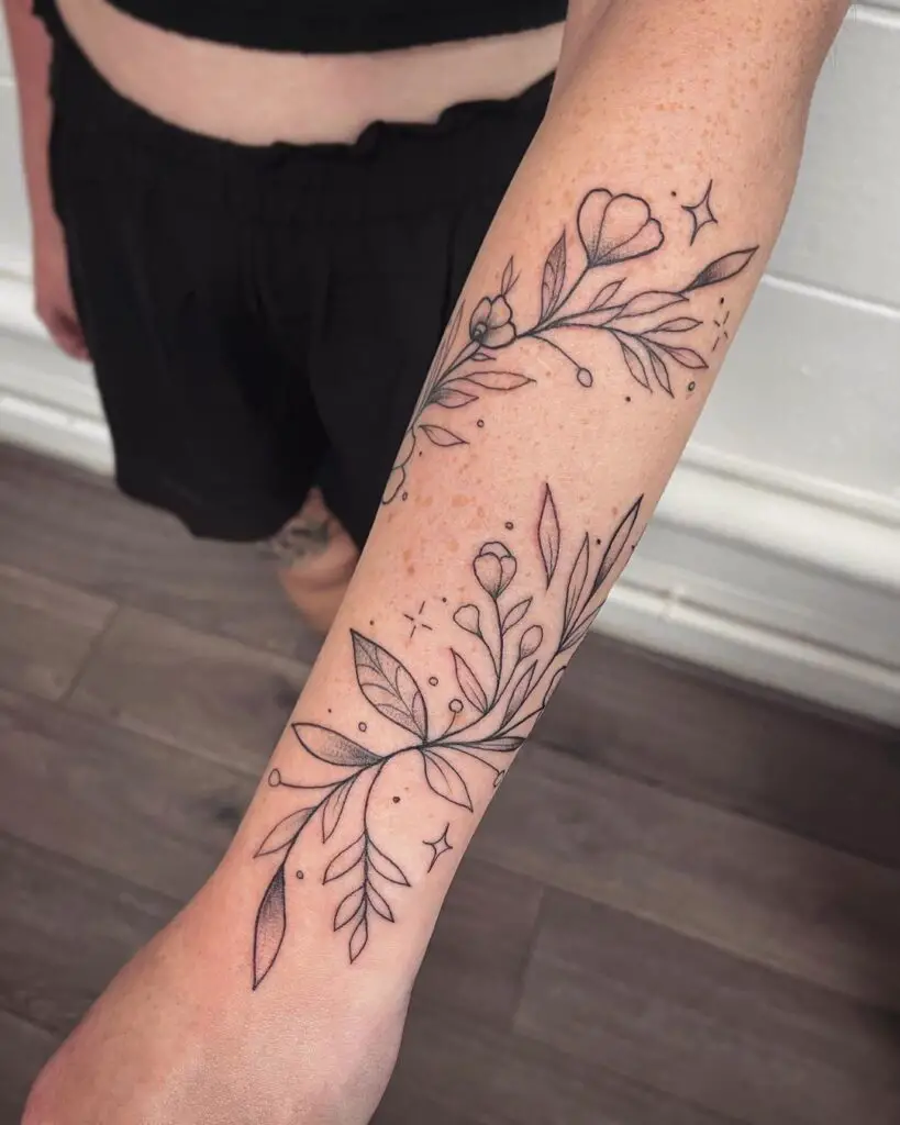 Wraparound Arm Tattoo