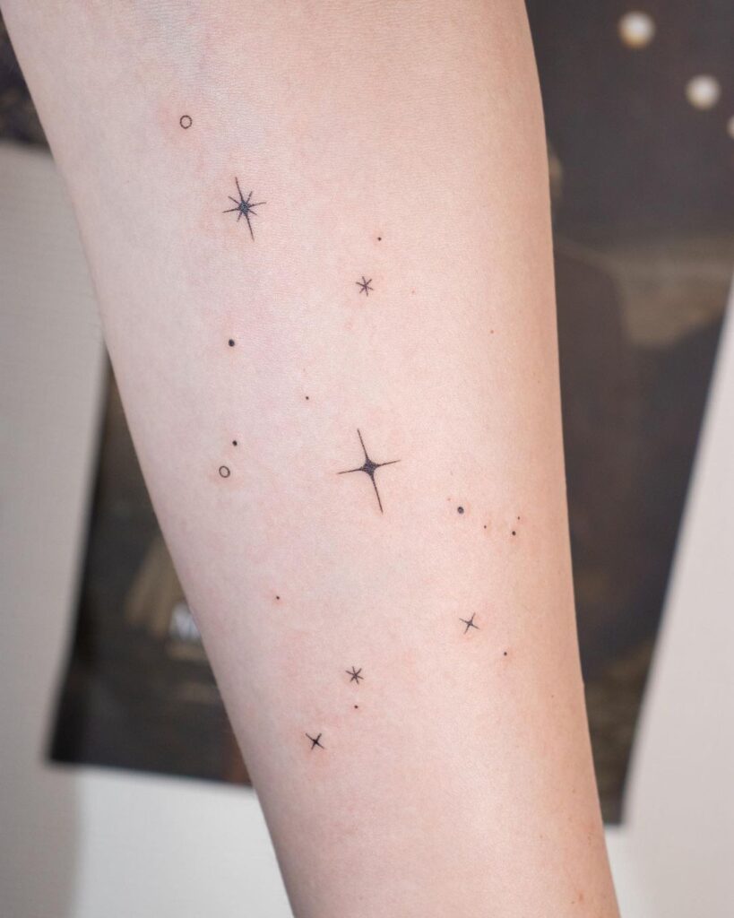 Mini Star Tattoo 