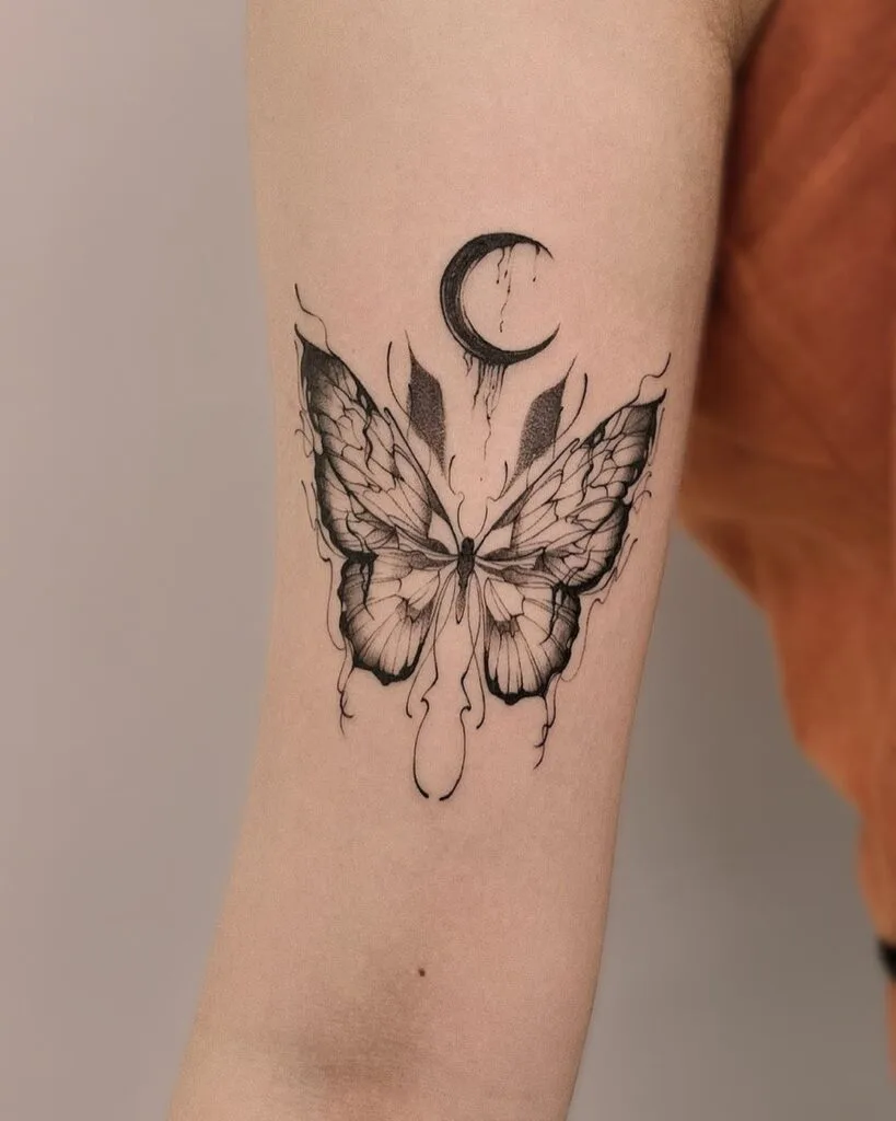 Butterfly Tattoo on Hand