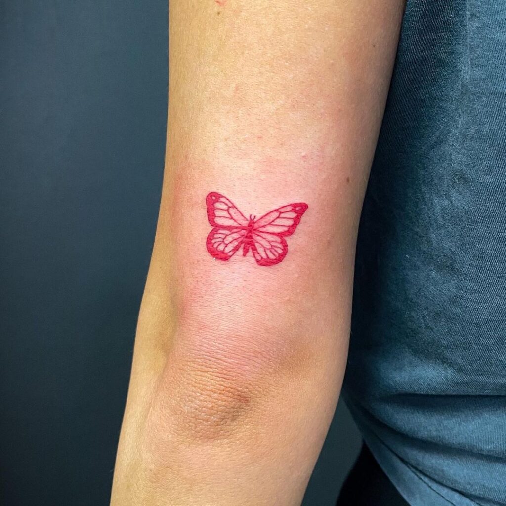 Mini Red Tattoo