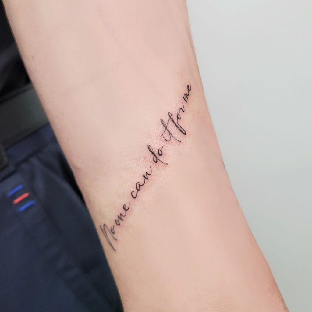 Quotes Mini Tattoo