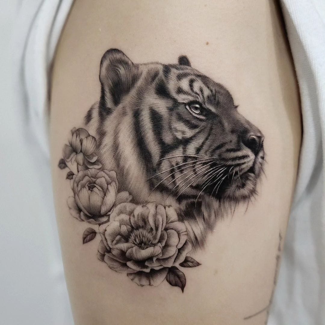 Over 20 Dazzling Tiger Tattoo Design Ideas - WomenSew