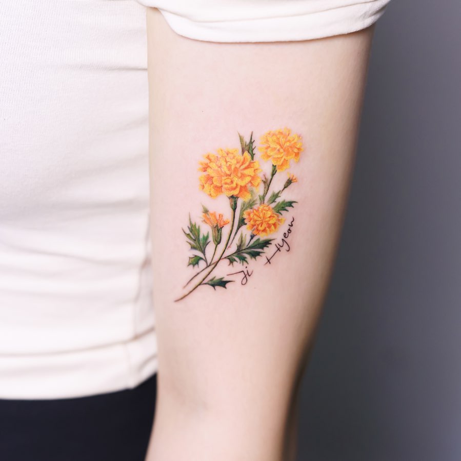 Marigold Tattoo