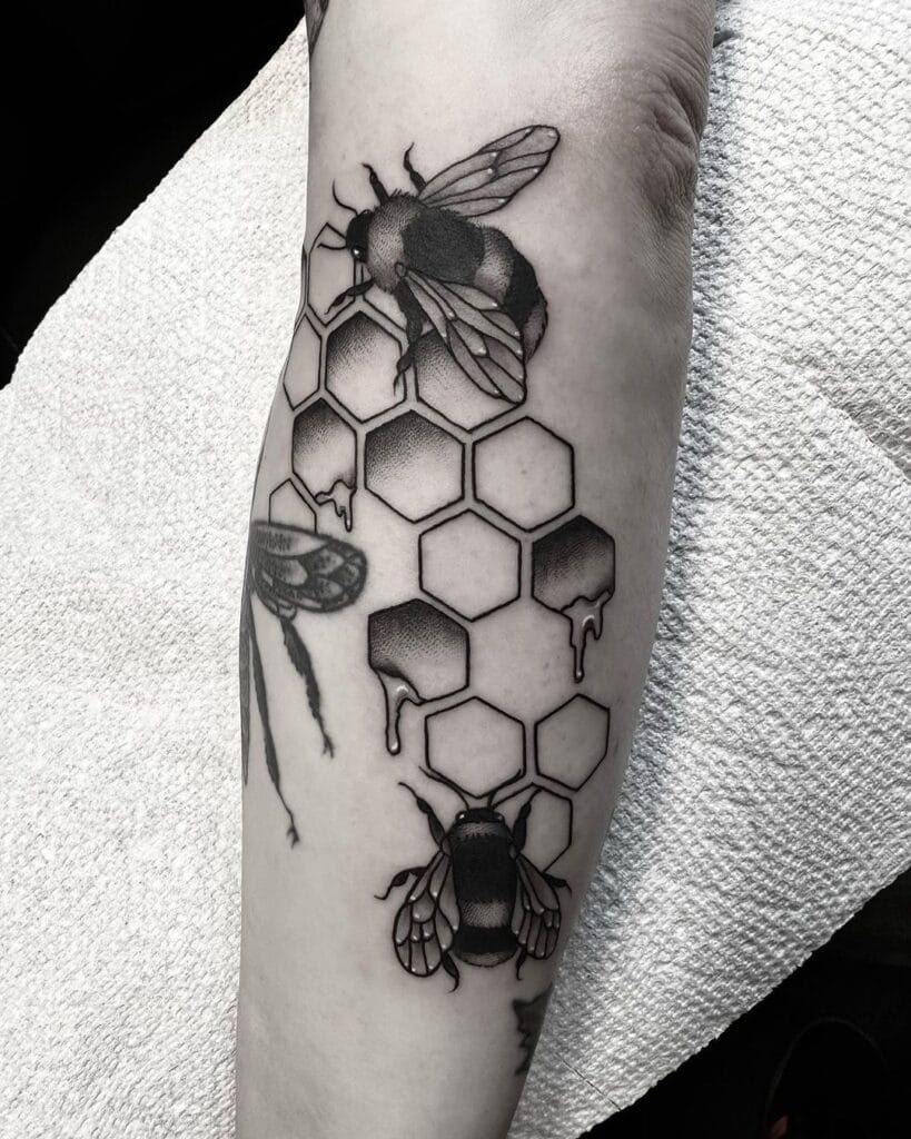 Honeycomb Tattoo