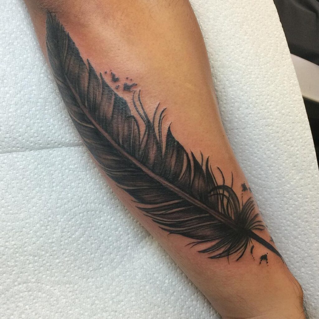 Unleashing 20+ Captivating Feather Tattoo Designs - WomenSew