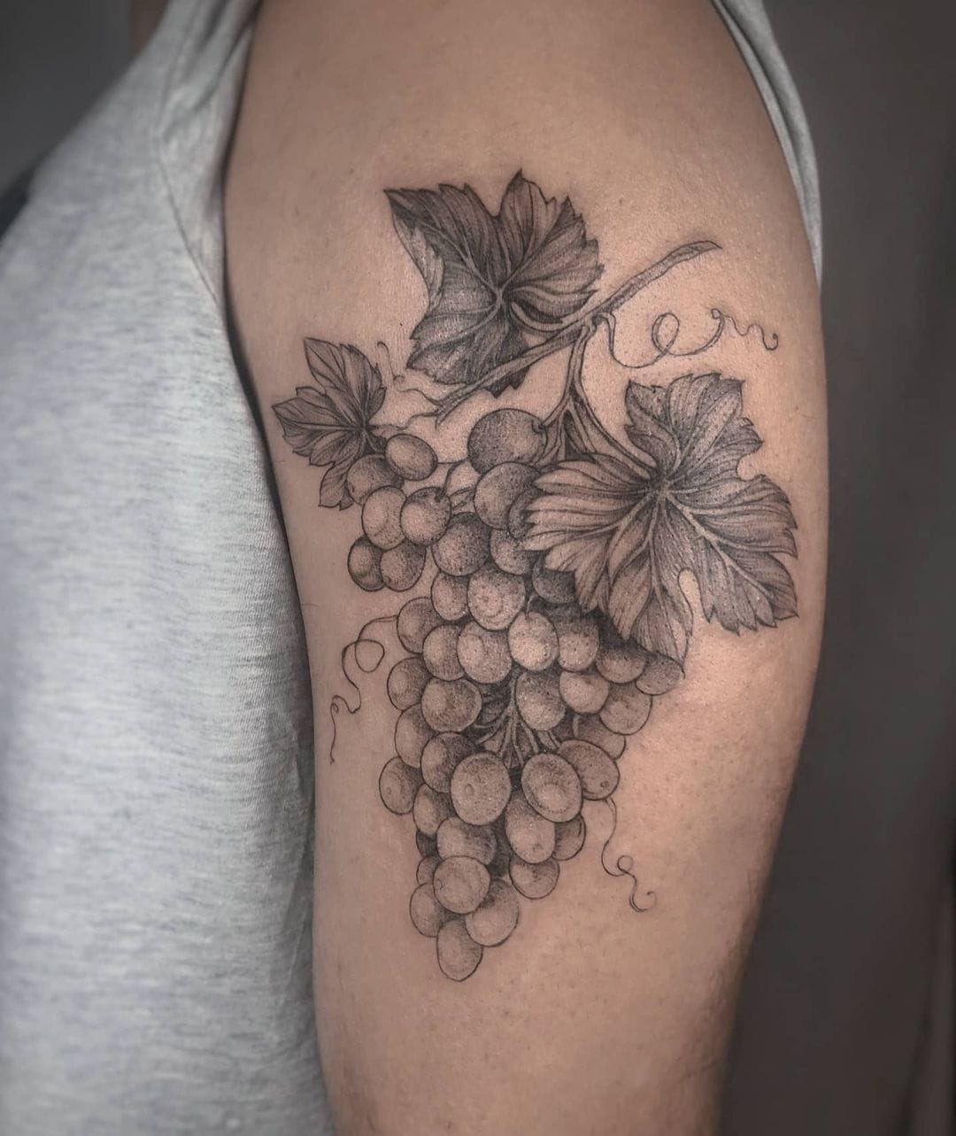 A Visual Feast of 20+ Grape Tattoo Inspirations - WomenSew