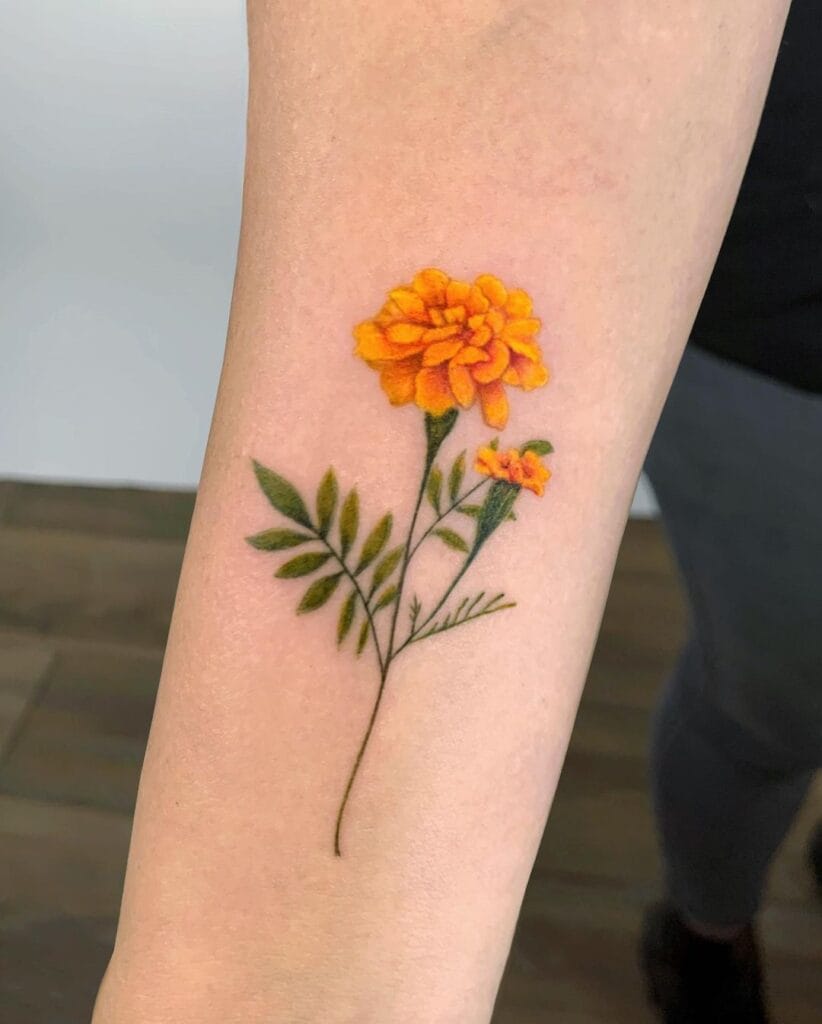 Marigold Tattoo