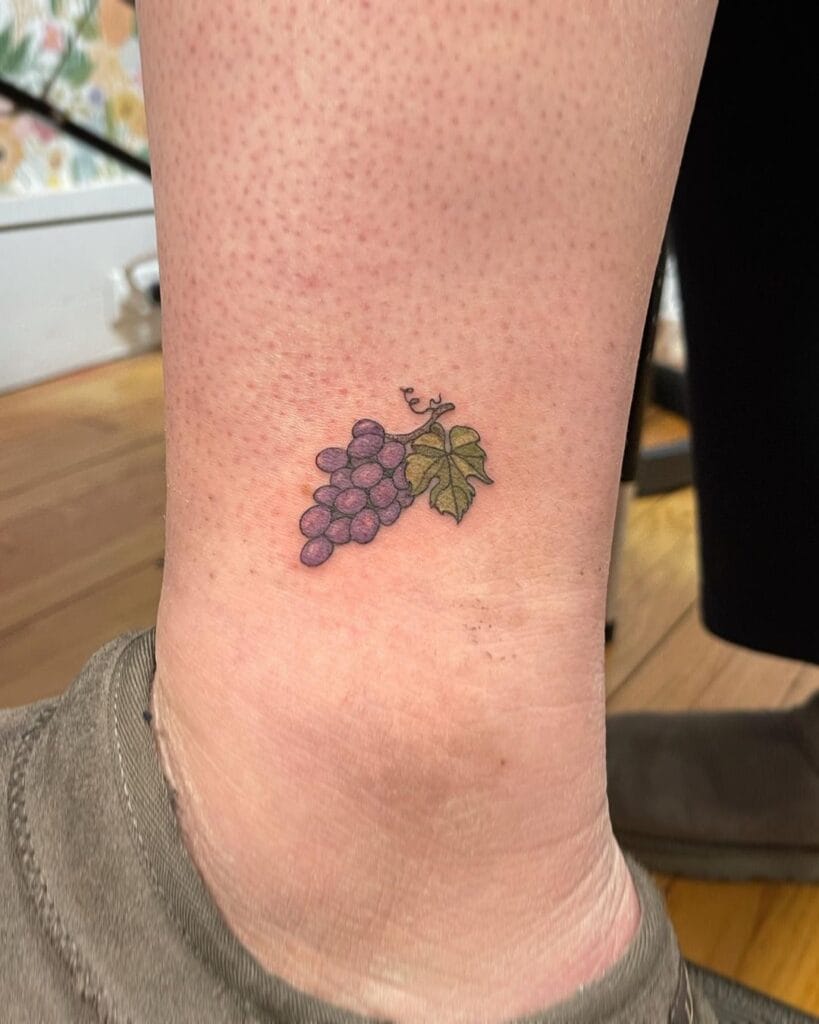 Grape Tattoo Inspirations