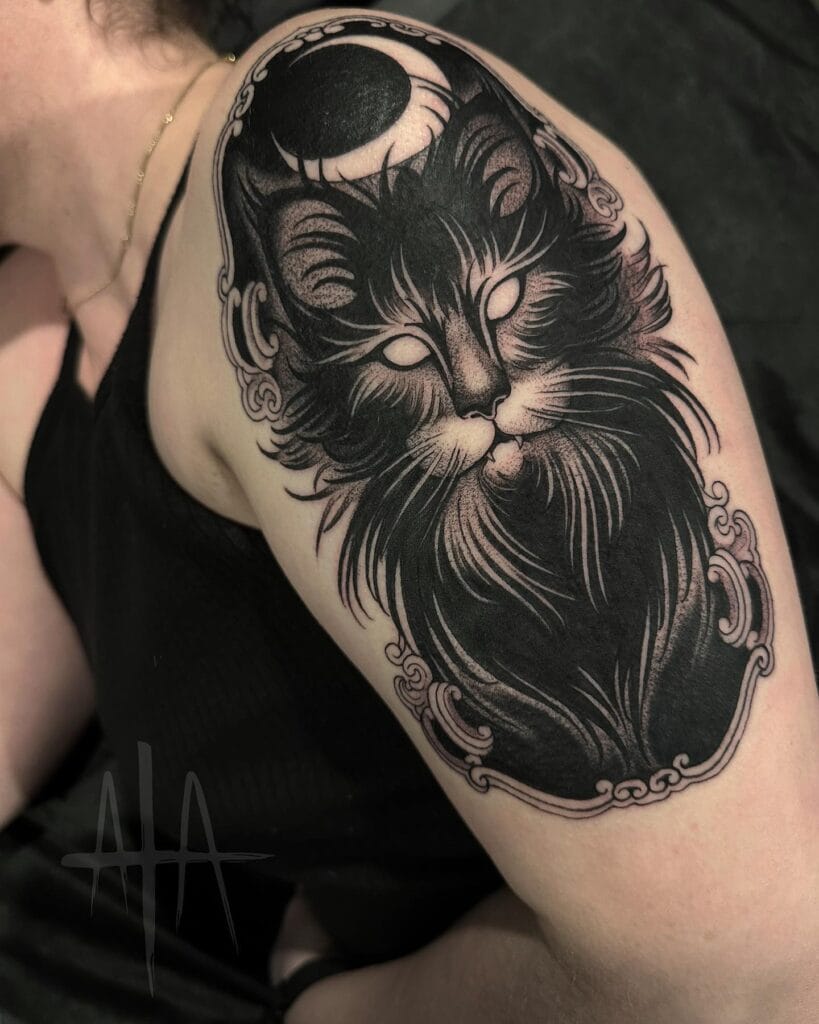 Black Cat Tattoo