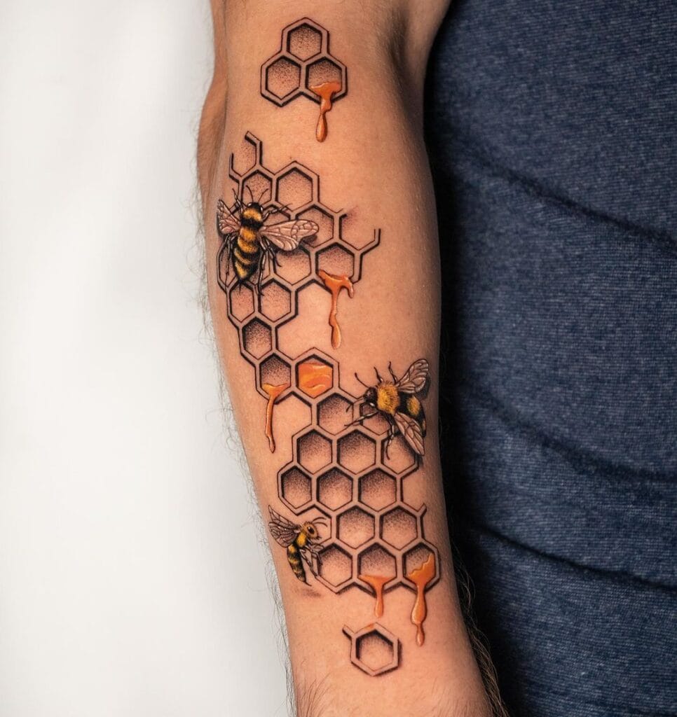 Honeycomb Tattoo