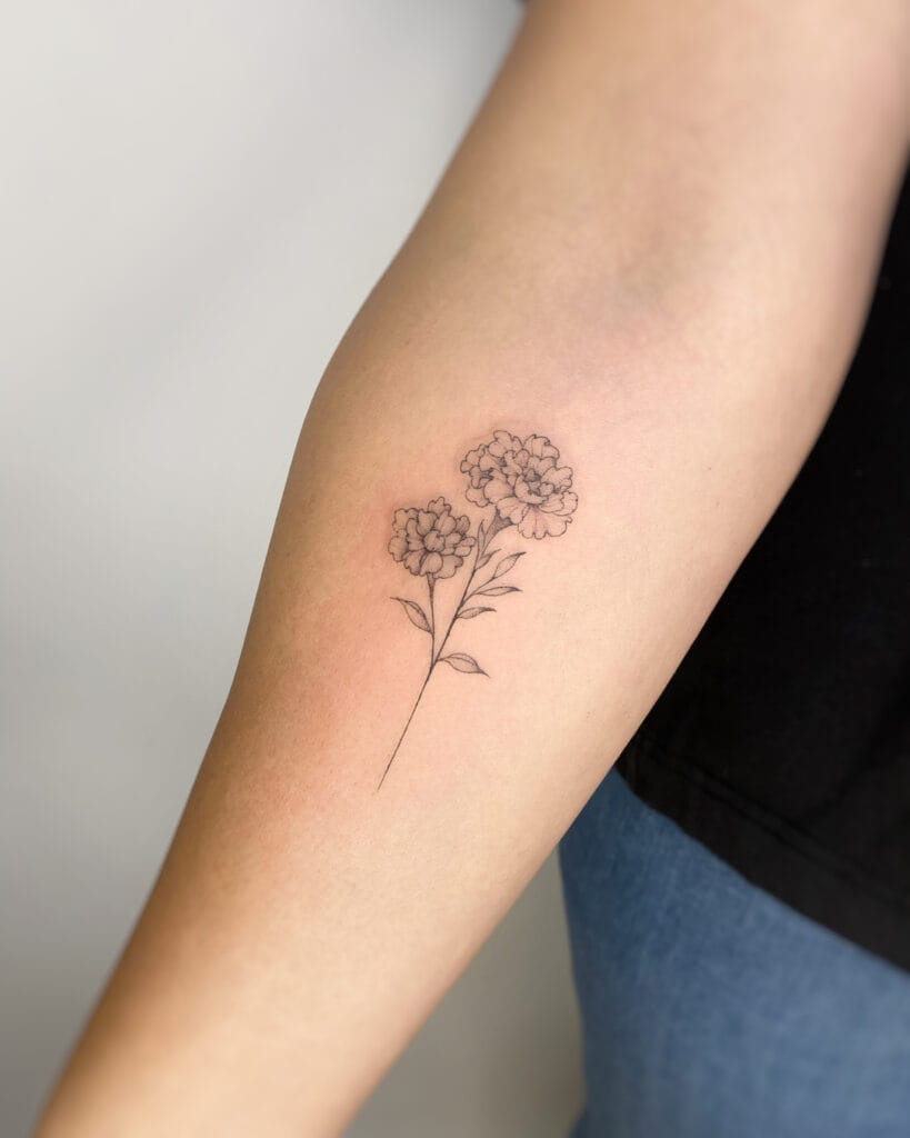 Marigold Tattoo