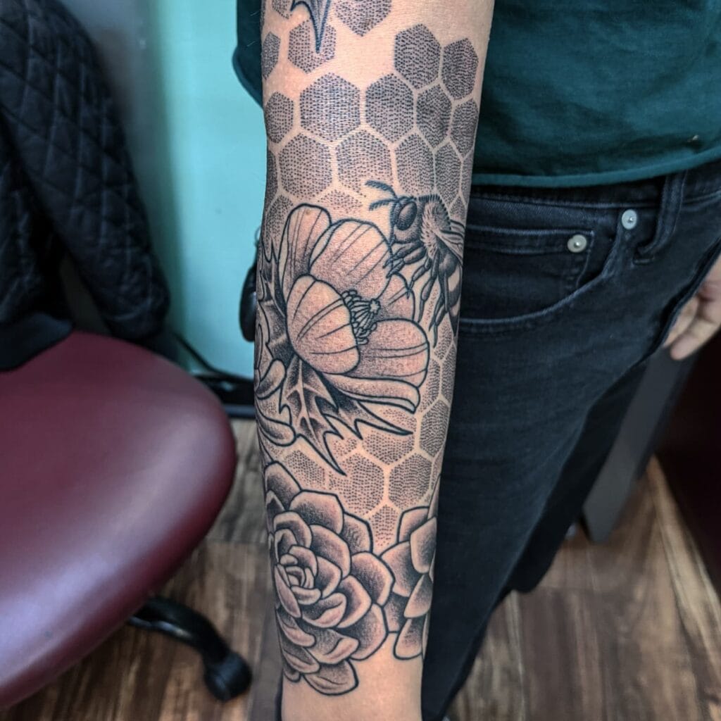 Honeycomb Tattoo