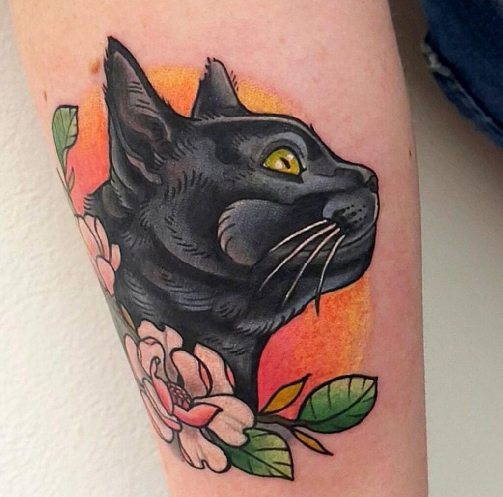 Black Cat Tattoo