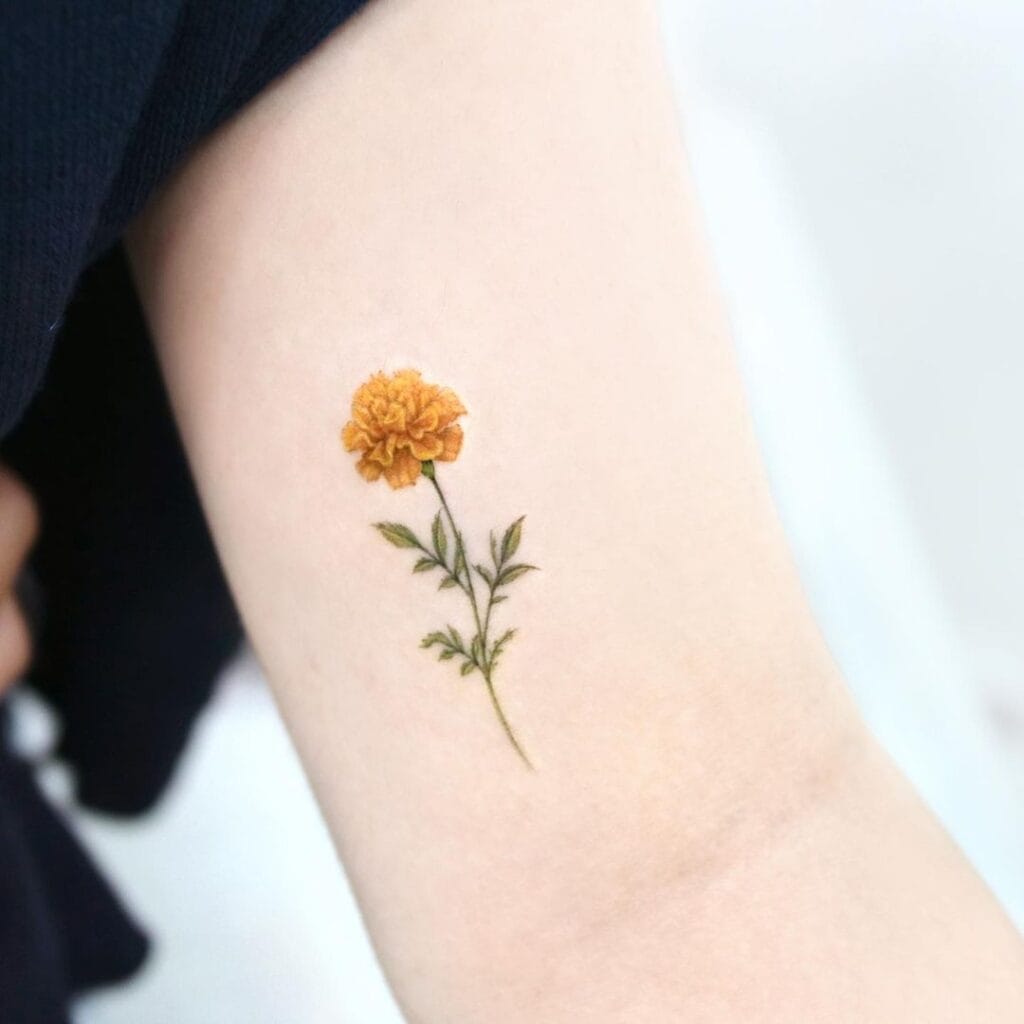 Marigold Tattoo