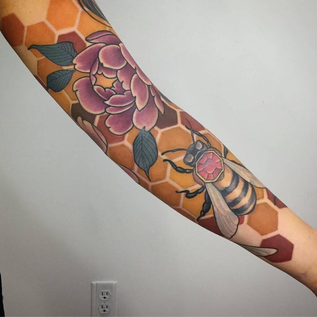 Honeycomb Tattoo