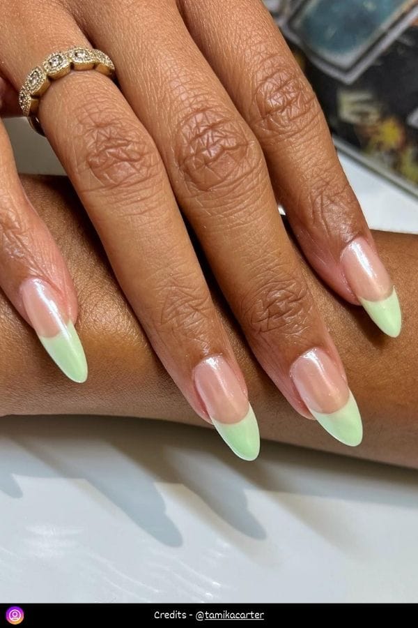 Mint Green Nail