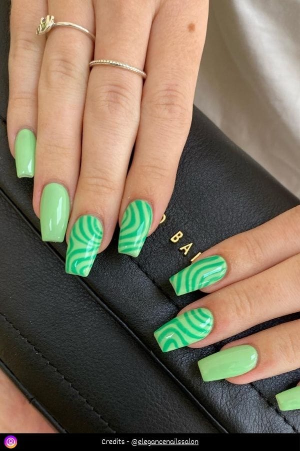 Mint Green Nail