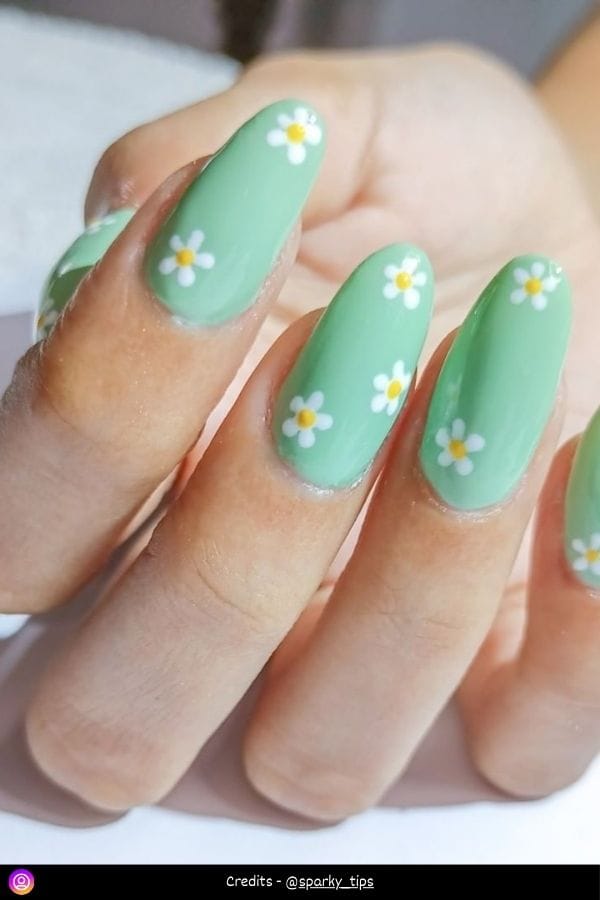 Mint Green Nail