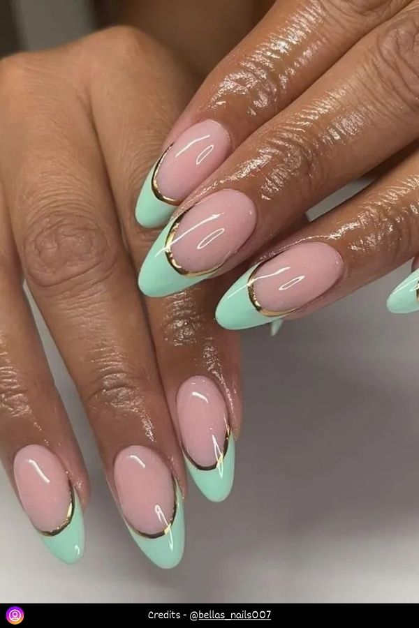 Mint Green Nail