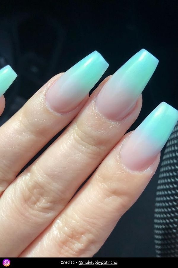 Mint Green Nail